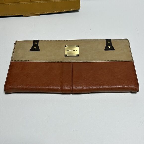 Lot of 5 MICHE Purse Shells Multicolor Red Mustard Yellow, Brown Animal Print - Picture 11 of 16